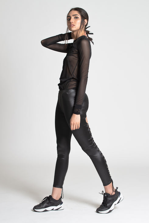 BENSON Lace Up Leggings